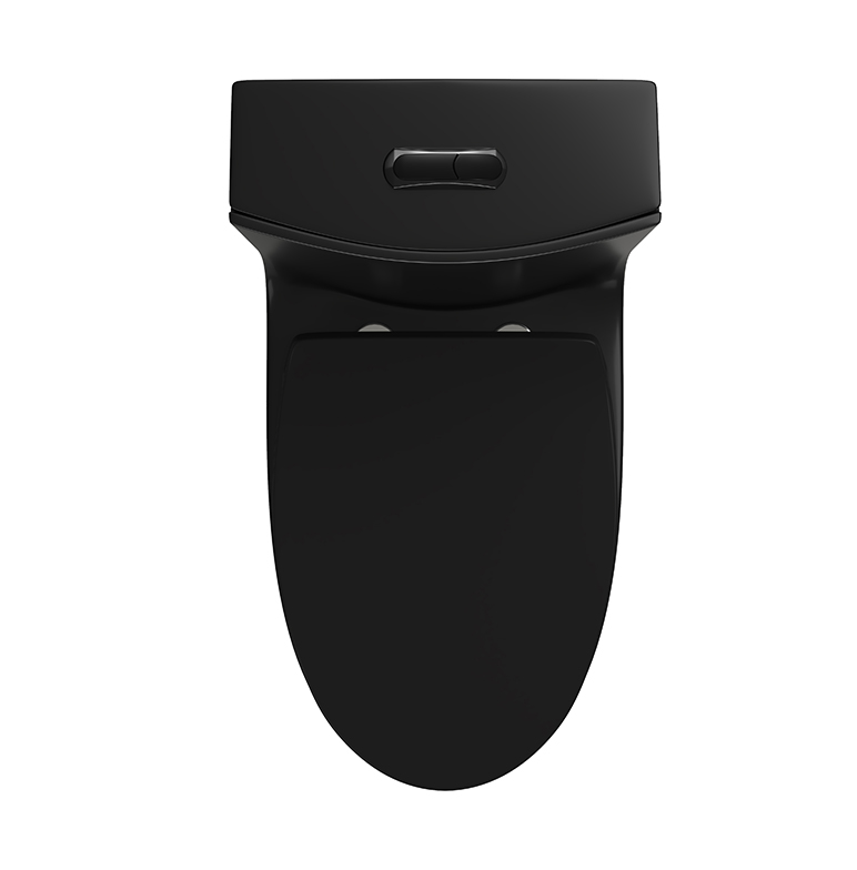 1.1/1.60 GPF Dual-Flush Toilet Modern Elongated Comfort Height Floor Mounted  One Piece Toilet Glazed Surface (Seat Included )