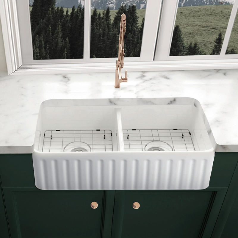 BOTHWA FS034WY Ceramic Kitchen Sink 33